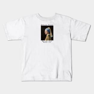 Girl with a Pearl Earring, Johannes Vermeer Kids T-Shirt